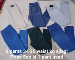 6 pants Kurtay aur 5 T-shirts 0