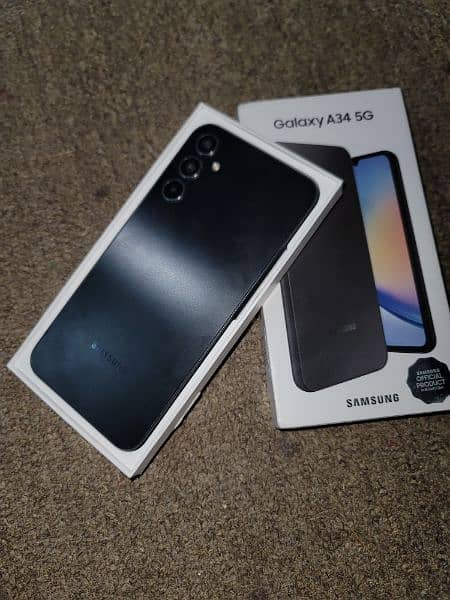 Galaxy A34 5G 8GB Ram 256GB Storage With 3 Months Warranty 1