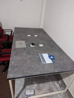 8*5 feet table with electric switches and metal frame 0