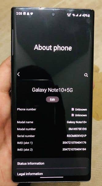 SAMSUNG NOTE 10+ 5G 1