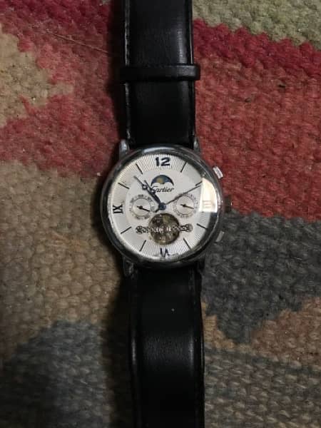 automatic cartier’s chronograph watch 0