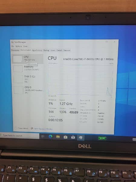 Dell E7490 i7 8th generation 16gb ram ddr4 4