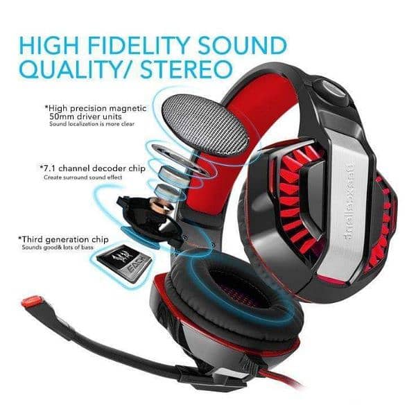 Original Beexcellent GM-2 Gaming Headset with Mic 6