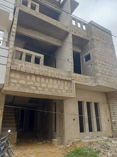 Waaray Ka Sooda Urgent Sale Complete Gray Structure House 120 Sq Yards Double Story 5 Beds DD Lease Demand Only 1 Core 60 lac In Alhira Society