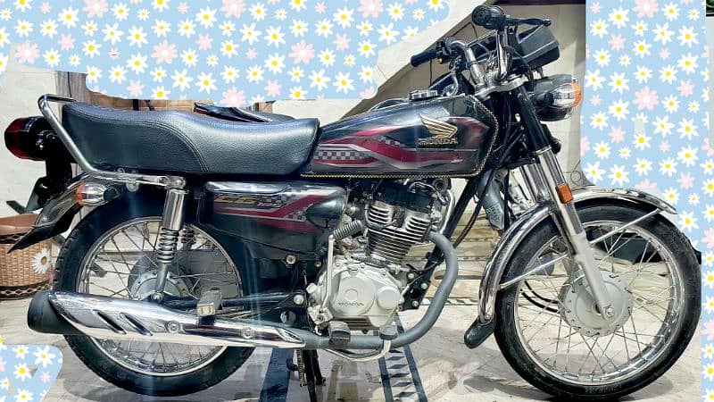 Honda CG 125 2024 Color Black For sale Phone Number 032454383 1