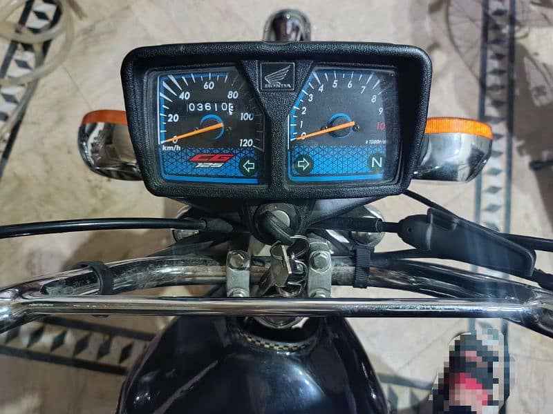 Honda CG 125 2024 Color Black For sale Phone Number 032454383 3