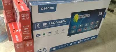 led tv 55 inch samsung smart 4k Qled 3 year warranty 03224342554