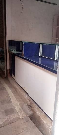 show case 12mm glass and wood