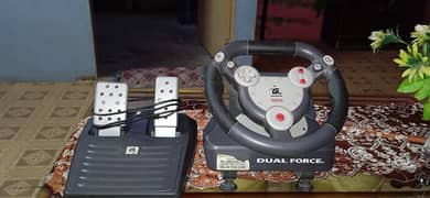 gamester dual force steering wheel for playstation