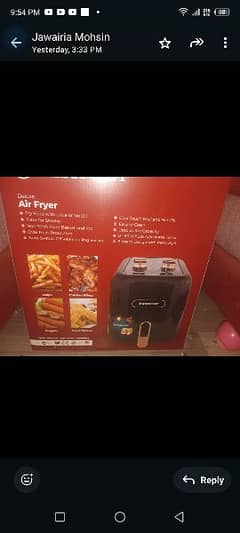 Air fryer New Urgent sale