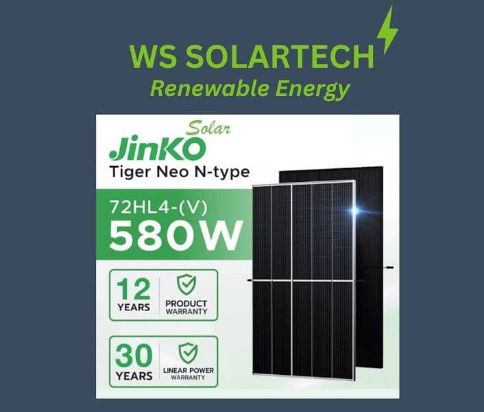 Jinko Solar 580 N Type Bificial 2