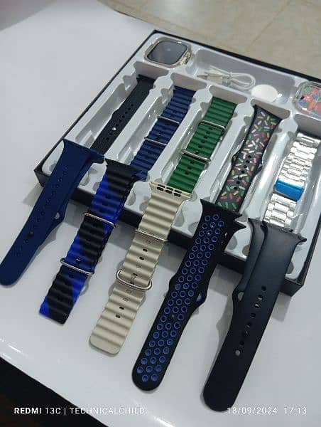 Ultra 10 Smart Watch  10 in 1 strap 2