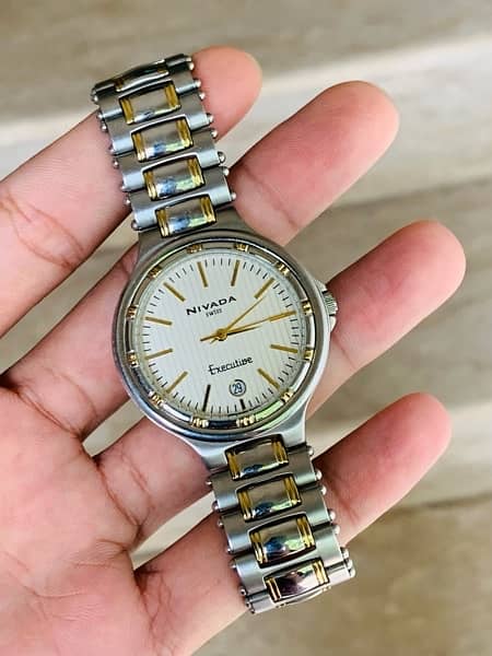 Nivada Swiss Made Vintage Unisex Watch 8.5/10 Condition 100% Original 8