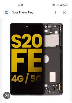 Samsung s20fe LCD panel 0