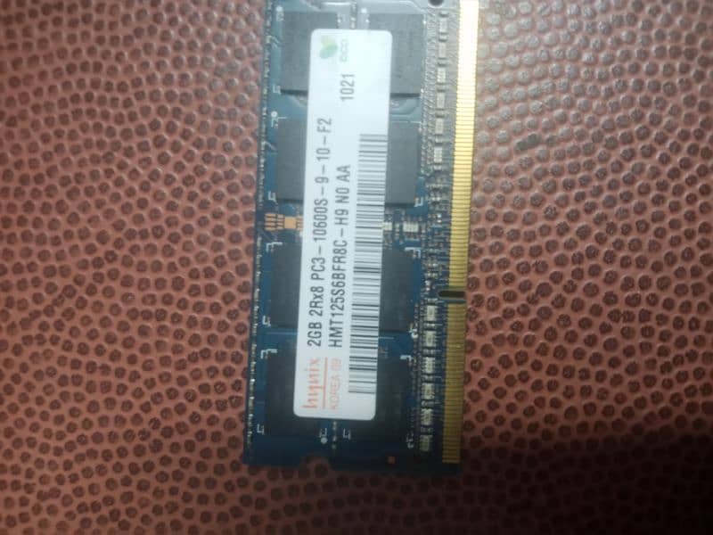 2 GB laptop ram ddr3 1