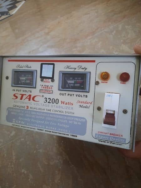 STAC STABILIZER 3200 WATTS ORIGINAL COOPER 6