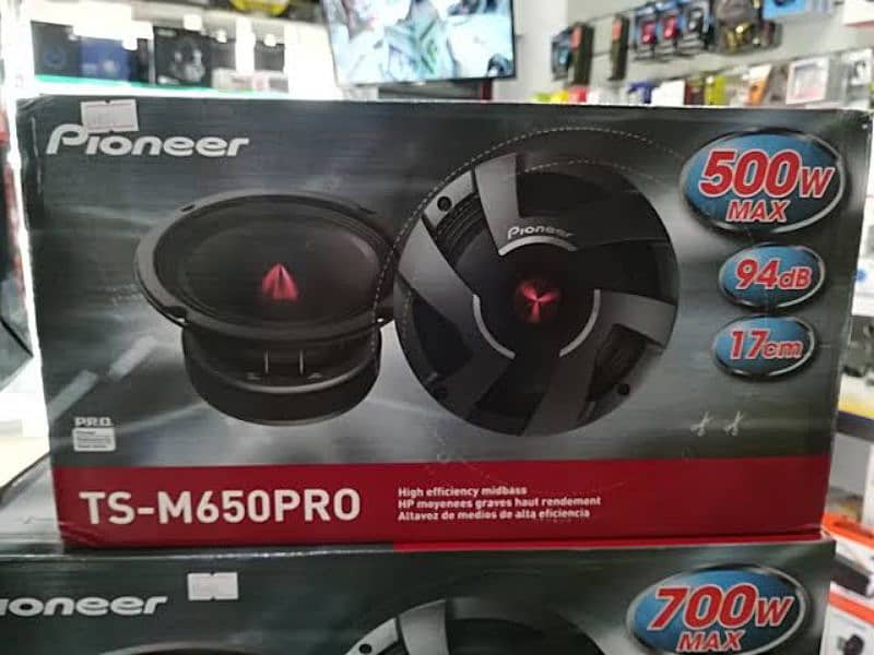 Pioneer M650 PRO 6.5 MidBass Speakers 0