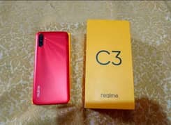 realme c3 gaming phone with box and charger 0