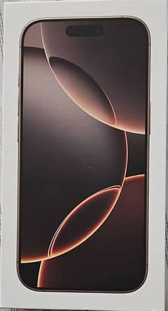 I phone 16 Pro 256 GB LLA desert titanium . 0