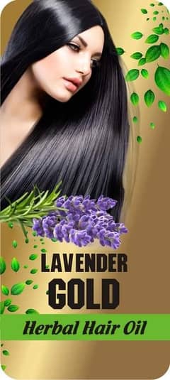 Lavender gold herbal hair oil