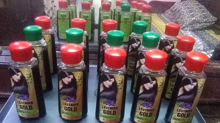 Lavender gold herbal hair oil 9