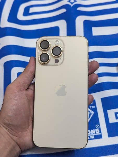 Iphone 14 pro Max 1TB PTA Approved Golden color 3