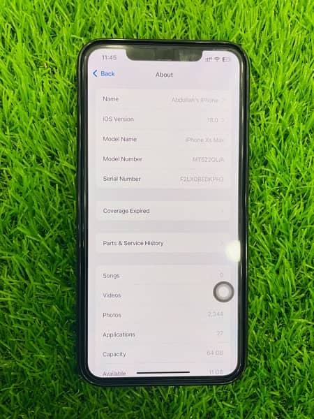 iphone xs max pTa approved 64Gb 7