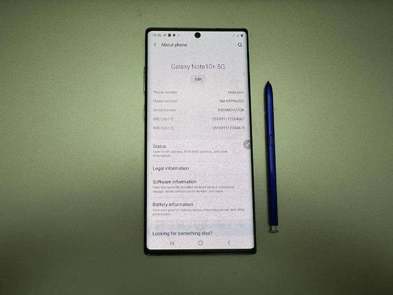 samsung note10 plus 12gb/256gb minor shade dual sim 0