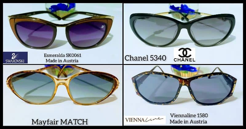 Original Chanel Charmant Police Ray Ban SAFILO Carrera Blue Bay Rayban 7