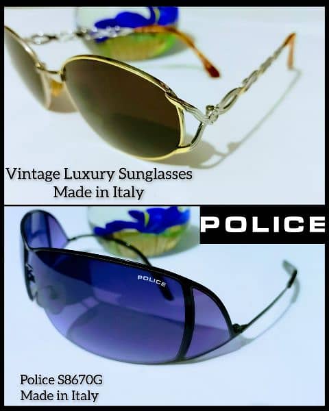 Original Chanel Charmant Police Ray Ban SAFILO Carrera Blue Bay Rayban 16