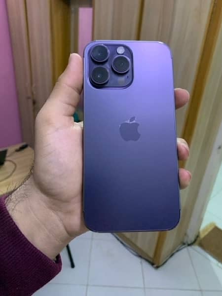 Deep Purple 14 pro max, 256gb, HK, Approved 1