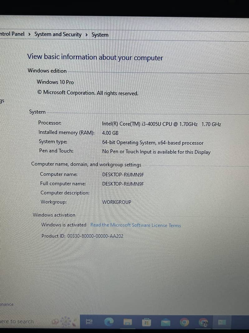 Urgent: TOSHIBA SATELLITE PRO 6