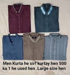 6 Men Kurtay 10 Shirts