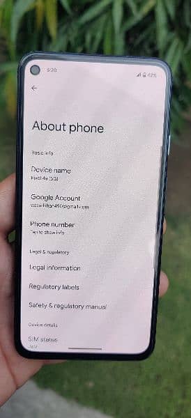 Google pixel 4a5g 6/128 4