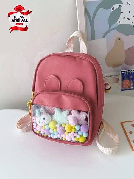 Imported Multi Color Backpacks + Bear & Colorfull Ball 4