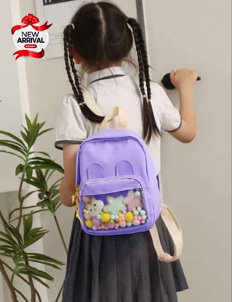 Imported Multi Color Backpacks + Bear & Colorfull Ball 7