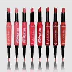 2 in 1 Lipstick & Lipsliner Pack of 8