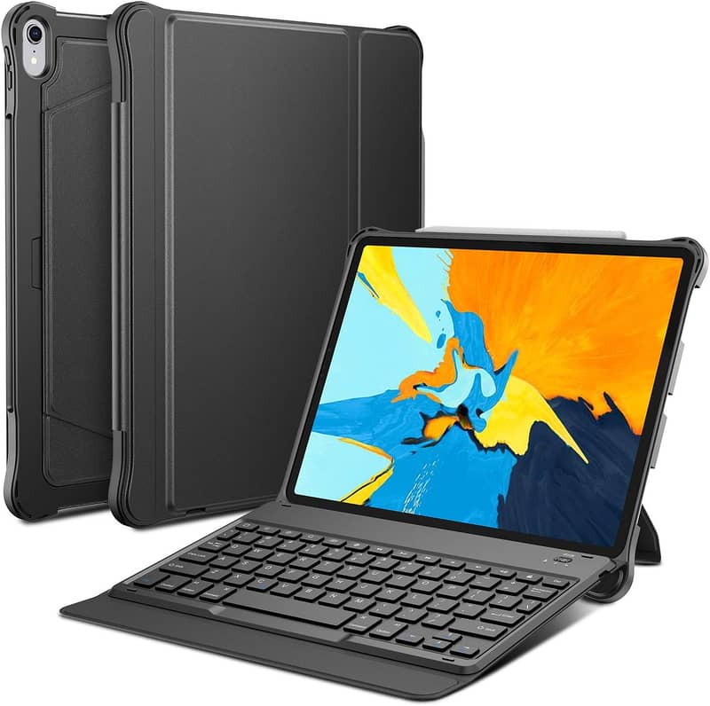 OMOTON  Keyboard Case and Pencil Holder, for iPad Pro 11 0