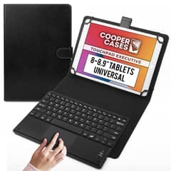 Executive Keyboard Case for 7, 7.9, 8" Tablets Universal Fit