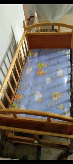 baby cradle + bed