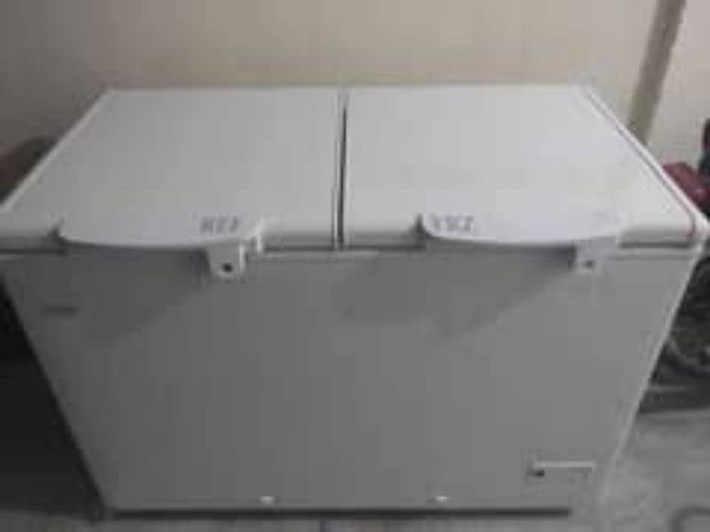 freezer haier hdf 385 h like a new condition 2 month used urgent sale 0