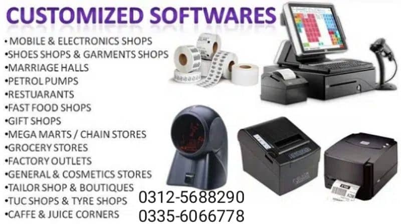 Spare Parts,Marts,Restraunt etc stock sale billing p. o. s software 0