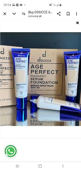 doucce age perfect liquid foundation 0