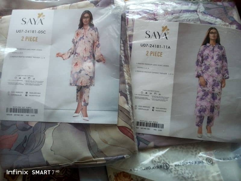 saya original only 2 suit swiss lawn only 5 suit remaining 0