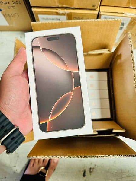 I PHONE 16 PRO MAX DESERT TITANIUM 256 GB 512 GB 1