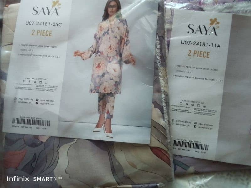 saya original only 2 suit swiss lawn only 5 suit remaining 2