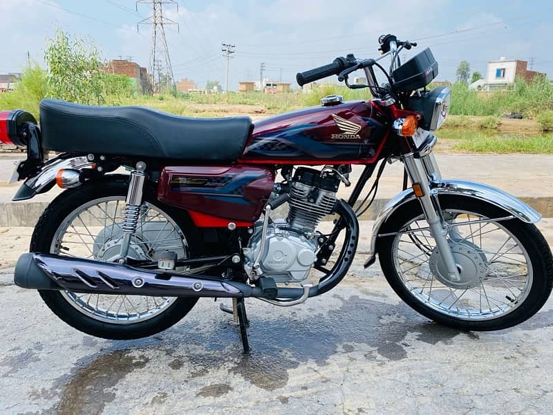 Honda CG 125 For Sale (Red Color) 2024 Model 0