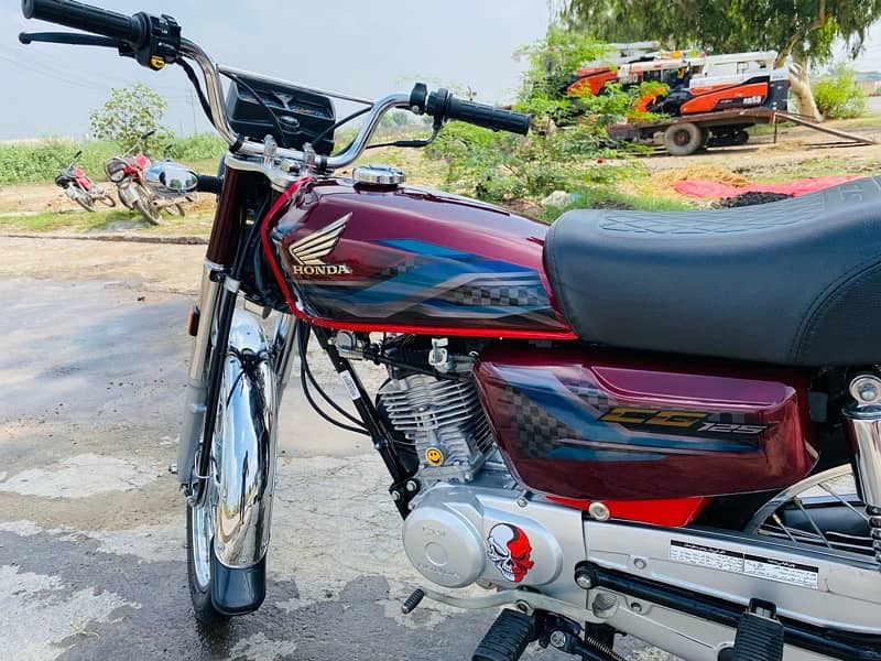 Honda CG 125 For Sale (Red Color) 2024 Model 1