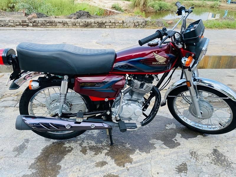 Honda CG 125 For Sale (Red Color) 2024 Model 2