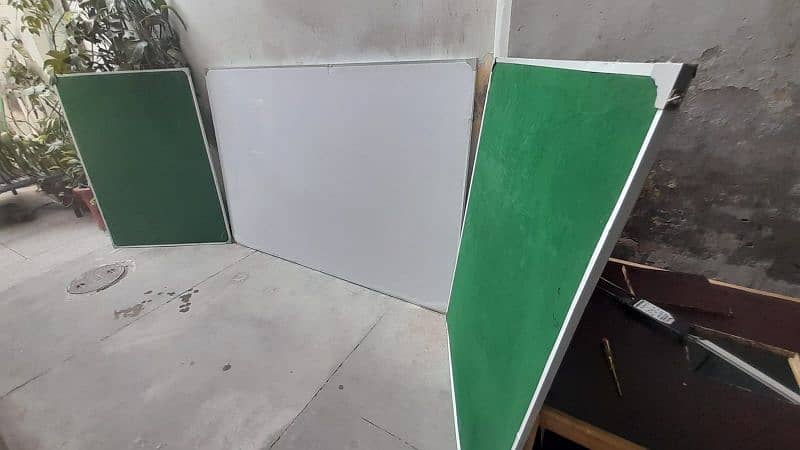 White Boad with 2 Notice Boards (Full Size) 1